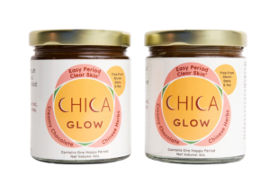 two jars of chia glow